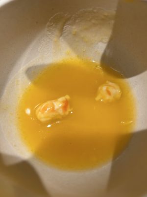 Pumpkin soup!  at Paradise Veggie 樂園素食 in Hong Kong Island