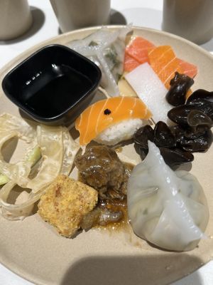 I really went for it haha  at Paradise Veggie 樂園素食 in Hong Kong Island