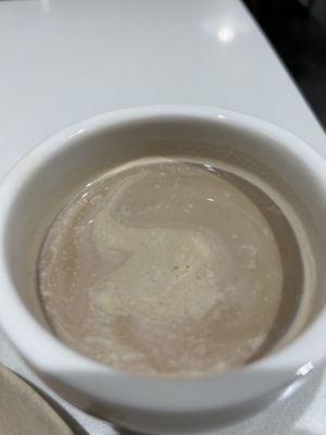 Espresso w soy milk   at Paradise Veggie 樂園素食 in Hong Kong Island