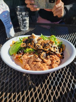 Chilaquiles vegan at Mama's Egg House in Idyllwild