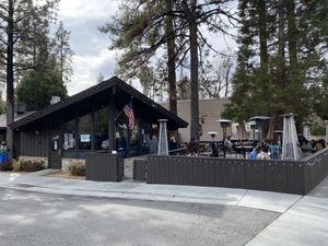 Restaurant and patio  at Mama's Egg House in Idyllwild