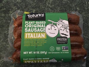 Vegan sausages at Trader Joe's in Springfield