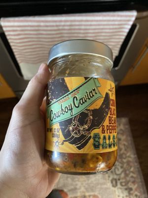 Great dip!! Cowboy caviar   at Trader Joe's in Virginia Beach