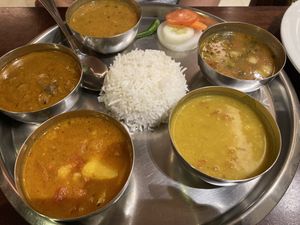 Northern thali at Saras in Bangkok