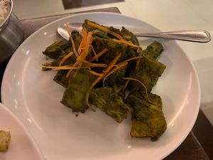 Alloo chat. Not great but ok  at Saras in Bangkok