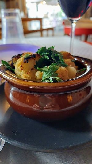 Roasted cauliflower, simple delicious preparation at Pizzeria Boema in Lenox