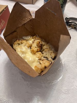 The vegan roasted cauliflower app 😒  at Pizzeria Boema in Lenox