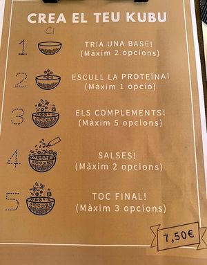 Customizable at Kubu in Girona