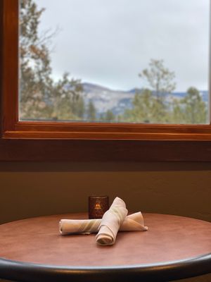 Dining room at Basecamp in Durango