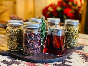 Healing organic loose leaf teas
Hibiscus & Rosehips
Red Root & Raspberry Leaf
Roasted Chicory Root & Dandelion
Licorice Root, Red Clover & Lemon Balm
Camomile & Lemon Balm at Basecamp in Durango