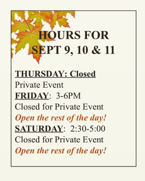 Back to regular business hours next week! at Basecamp in Durango
