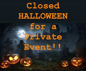 Closed on Halloween Day for a private event.  Hope to see you soon! at Basecamp in Durango