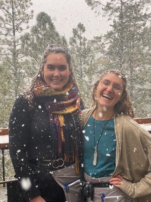 Snow in October! at Basecamp in Durango