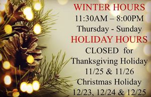 Winter & Holiday Hours. See our Instagram @basecampdurango for our winter events.  at Basecamp in Durango