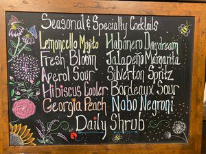 Spring cocktails  at Basecamp in Durango