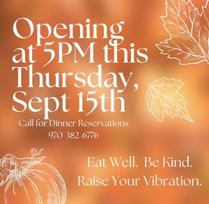 Hours adjustment for Thursday, 9/15  at Basecamp in Durango