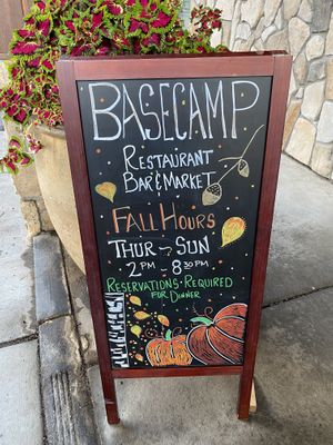 Exterior sign  at Basecamp in Durango