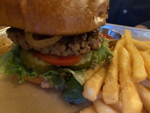 Impossible burger  at Basecamp in Durango