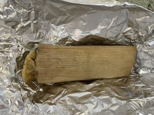 Vegan tamale   at Tamalería Nuevo Leon in Richardson