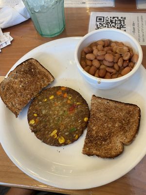 Vegan Classic Breakfast... WTF!!! Just bc we are Vegan doesn’t mean we lack taste and an appetite  at Pine Country Restaurant in Williams