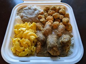 Smothered Chick'n ATX at Binge Kitchen in Austin