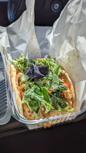 Chickpea Wrap at Yucca Valley Outpost in Yucca Valley