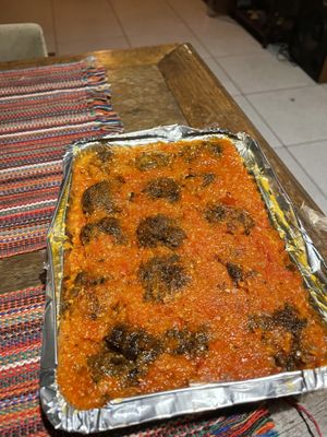 Almôndegas   at Quintal Vegan in Belo Horizonte