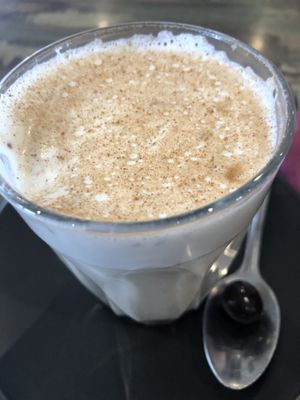 Chai latte on soy  at Claudia Road Cafe in Toongabbie