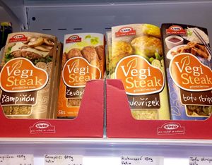 Náhrady mäsa at Vegana in Bratislava