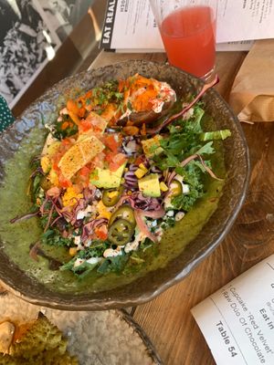 Bowls vegan at Honest Greens - Born in Barcelona