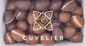 easster eggs at Chocolatier Cuvelier in Dworp