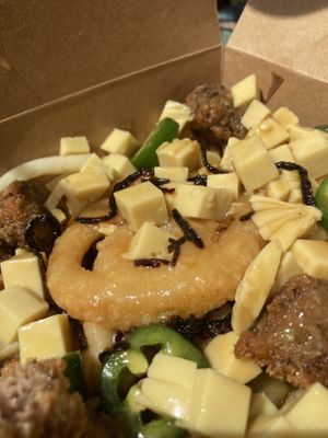 Poutine  at La Boite Végane in Montreal