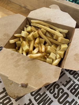 Original Poutine   at La Boite Végane in Montreal