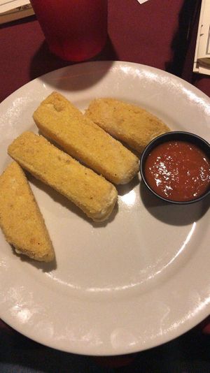Vegan mozzarella sticks  at Via Roma Pizza and Restaurant in Toms River
