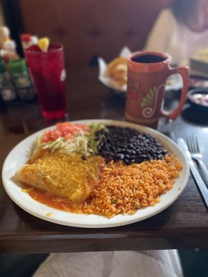 Vegan Enchiladas   at Fiesta Grande in The Villages