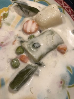 Veg korma not seasoned correctly  at Indian Vegan Cafe in Irvine