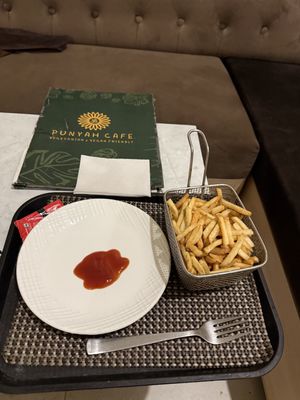 Fries  at Punyah Cafe in Rishikesh