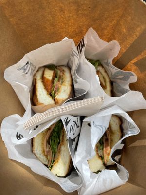 Sandwiches to go  at Savta in Barcelona