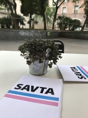Terrace at Savta in Barcelona