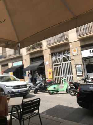 Terrace at Savta in Barcelona