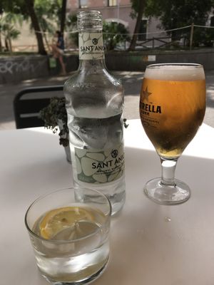 Menu drinks at Savta in Barcelona