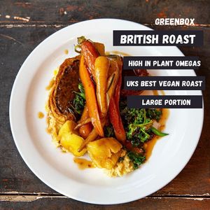 Frozen Meal Range - British Roast at Green Routes Cafe in Oxford