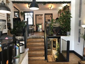 Mezzanine area   at Green Routes Cafe in Oxford