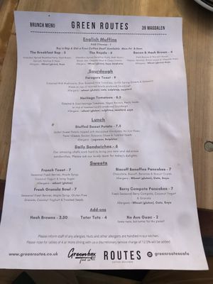 Yummy   at Green Routes Cafe in Oxford