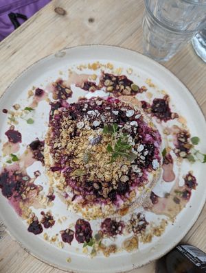 Pancakes at Green Routes Cafe in Oxford