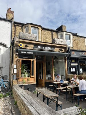   at Green Routes Cafe in Oxford