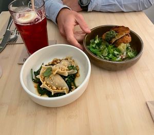 Dim Sum und Austernpilz at VHY! in Stuttgart