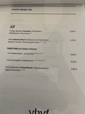 Breakfast   at VHY! in Stuttgart