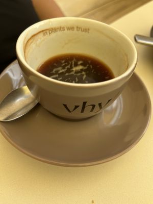 Coffee with oat milk   at VHY! in Stuttgart