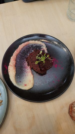 Brownie mit Selleriesauce at VHY! in Stuttgart